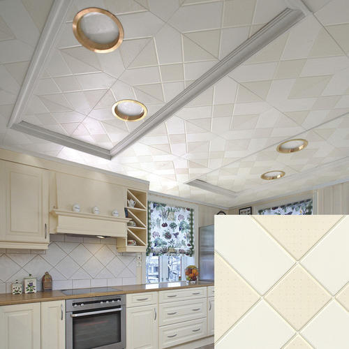 集成鋁扣板吊頂裝飾-鋁扣板集成吊頂屬于懸掛吊頂裝飾圖片-集成吊頂鋁扣板衛(wèi)生間裝飾套