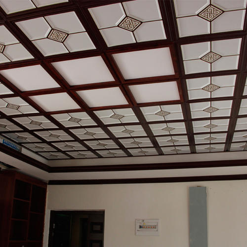 復古鋁扣板吊頂效果圖-現(xiàn)代簡約鋁扣板吊頂效果圖