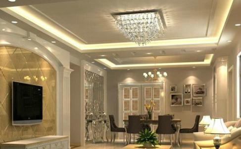 客廳鋁扣板吊頂圖片大全效果圖-客廳鋁扣板吊頂安裝步驟復(fù)雜嗎