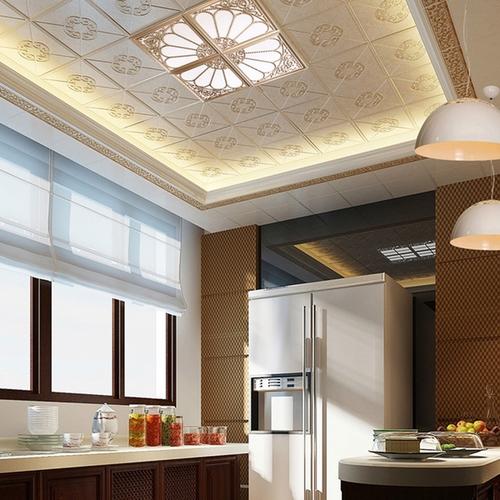 拼花鋁扣板價(jià)格-中式拼花鋁扣板-兩種鋁扣板拼花