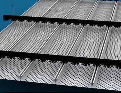 綠色鋁扣板-聽鋁扣板生產(chǎn)廠家講講鋁條扣特點有哪些