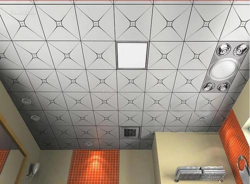 客廳集成吊頂貼圖-跟著客廳鋁扣板吊頂廠家一起看看吧