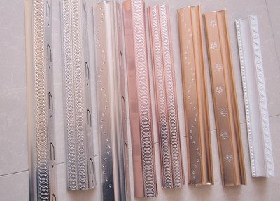 鋁扣板邊角線圖片-鋁扣板收邊線條線剪角-鋁扣板收邊線圖片