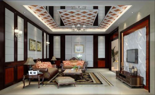 集成吊頂效果圖鋁扣板-簡(jiǎn)約鋁扣板吊頂效果圖