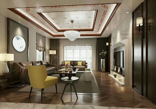 鋁扣板做三級吊頂-三級吊頂鋁扣板怎么做-鋁扣板三級頂