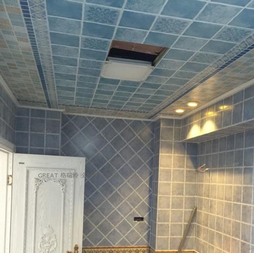 鋁扣板藍(lán)色-中山鋁扣板廠家來講講鋁扣板吊頂顏色搭配怎么做