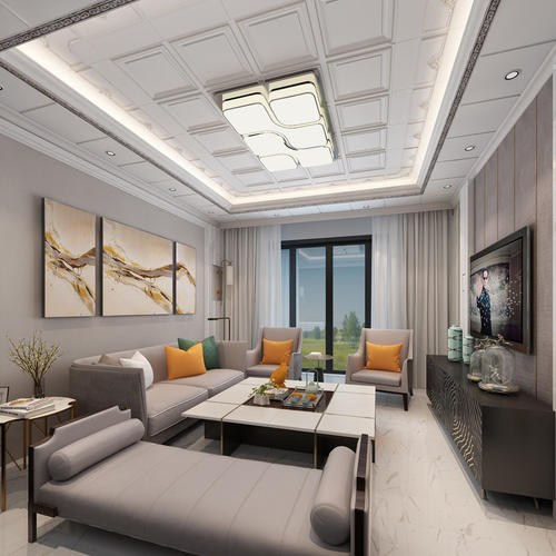 客廳集成吊頂二級頂效果圖-客廳鋁扣板吊頂廠家總結(jié)