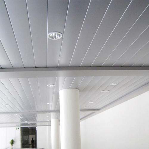 鋁條鋁扣板圖片-帶沖孔鋁扣板吊頂圖片來給你講講沖孔鋁扣板這些事