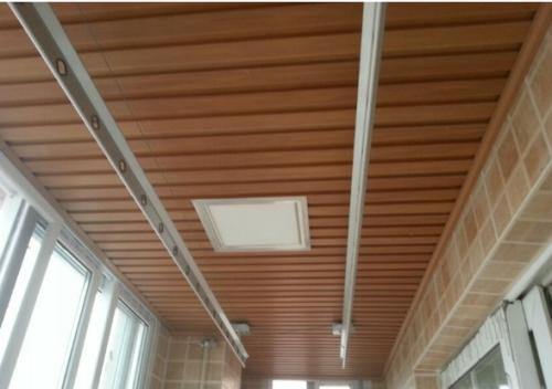 吳興生態(tài)集成吊頂-陽臺吊頂用生態(tài)木還是鋁扣板吊頂