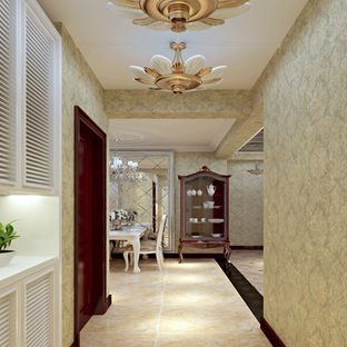 玄關(guān)鋁扣板吊頂-入戶式玄關(guān)安裝集成吊頂?shù)姆椒? title=