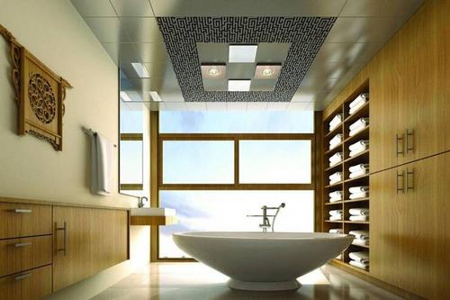 鋁扣板中式吊頂-中式裝修需不需要集成吊頂