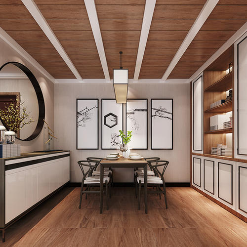 陽臺中式集成吊頂-陽臺吊頂用生態(tài)木還是鋁扣板吊頂