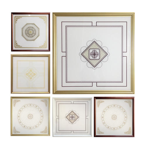 歐式吊鋁扣板-客廳鋁扣板吊頂效果圖