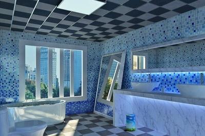 衛(wèi)生間吊頂鋁扣板圖片-廚衛(wèi)鋁扣板吊頂沒(méi)有想得這么難