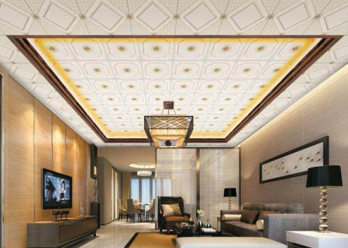 吊鋁扣板天花過程-鋁扣板吊頂下吊多少才合適