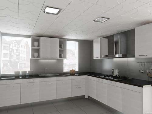 材質(zhì)貼圖集成吊頂-為你詳解集成吊頂安裝步驟