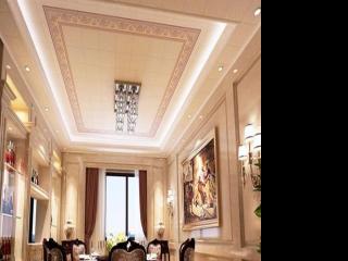 藝術(shù)鋁扣板吊頂效果圖-帶鋁扣板一級吊頂效果圖來參賽