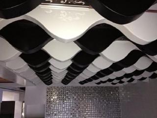 鋁扣板異型吊頂圖片-異型鋁扣板吊頂怎么裝呢